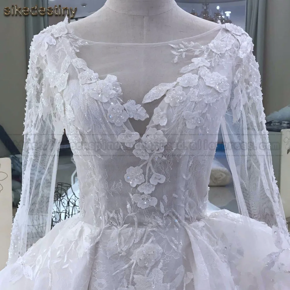 Элегантное свадебное платье 2018 vestido de noiva Hochzeitskleid robe mariee высокого качества sikedelience