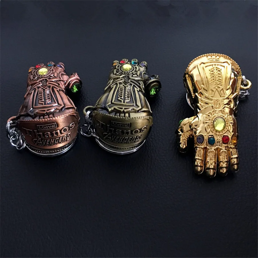 Мстители 3 танос брелок фильм перчатка ключ чавейру брелок porte Gauntlet брелок