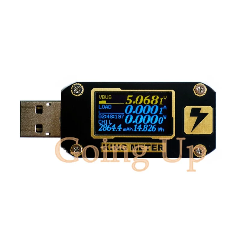 USB тестер ChargerLAB POWER Z PD для измерения напряжения и пульсации тока с двумя портами