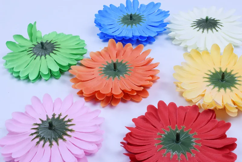 30 шт./лот искусственный цветок Высокое качество Гербера ромашка Большой шелка