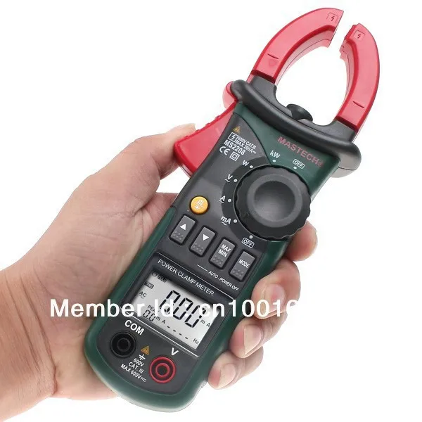 Mastech MS2208 гармонический коэффициент мощности зажим для тестера мультиметр DMM