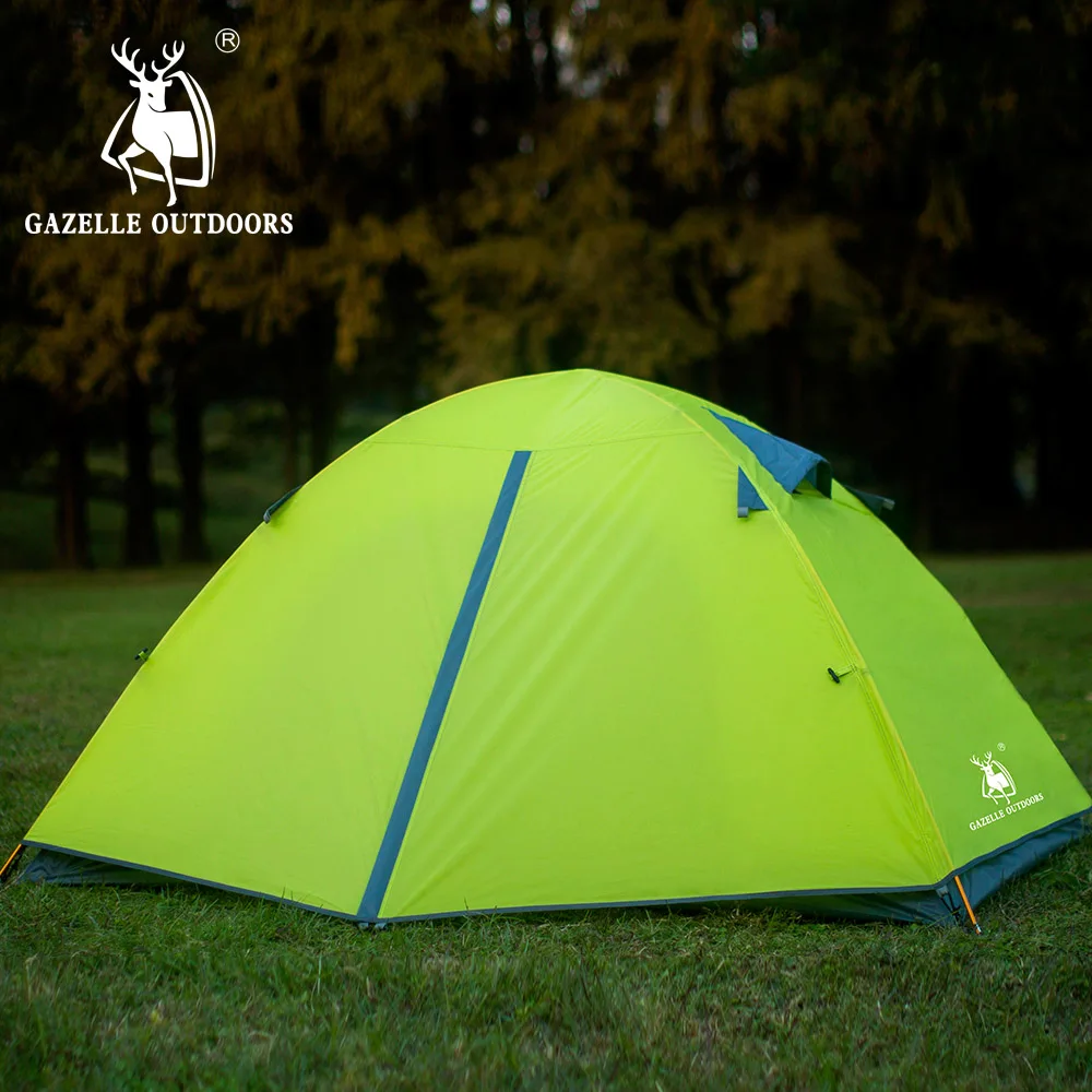 Наружная палатка для отдыха путешествия 2 человека двуслойная Ветрозащита