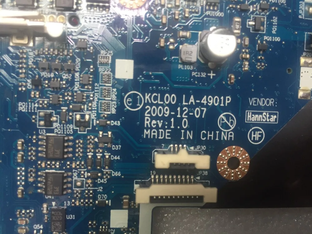 Материнская плата для ноутбука HP Elitebook 8440P 594027 001 KCL00 LA 4901P DDR3 QM57 Quadro NVS 3100M