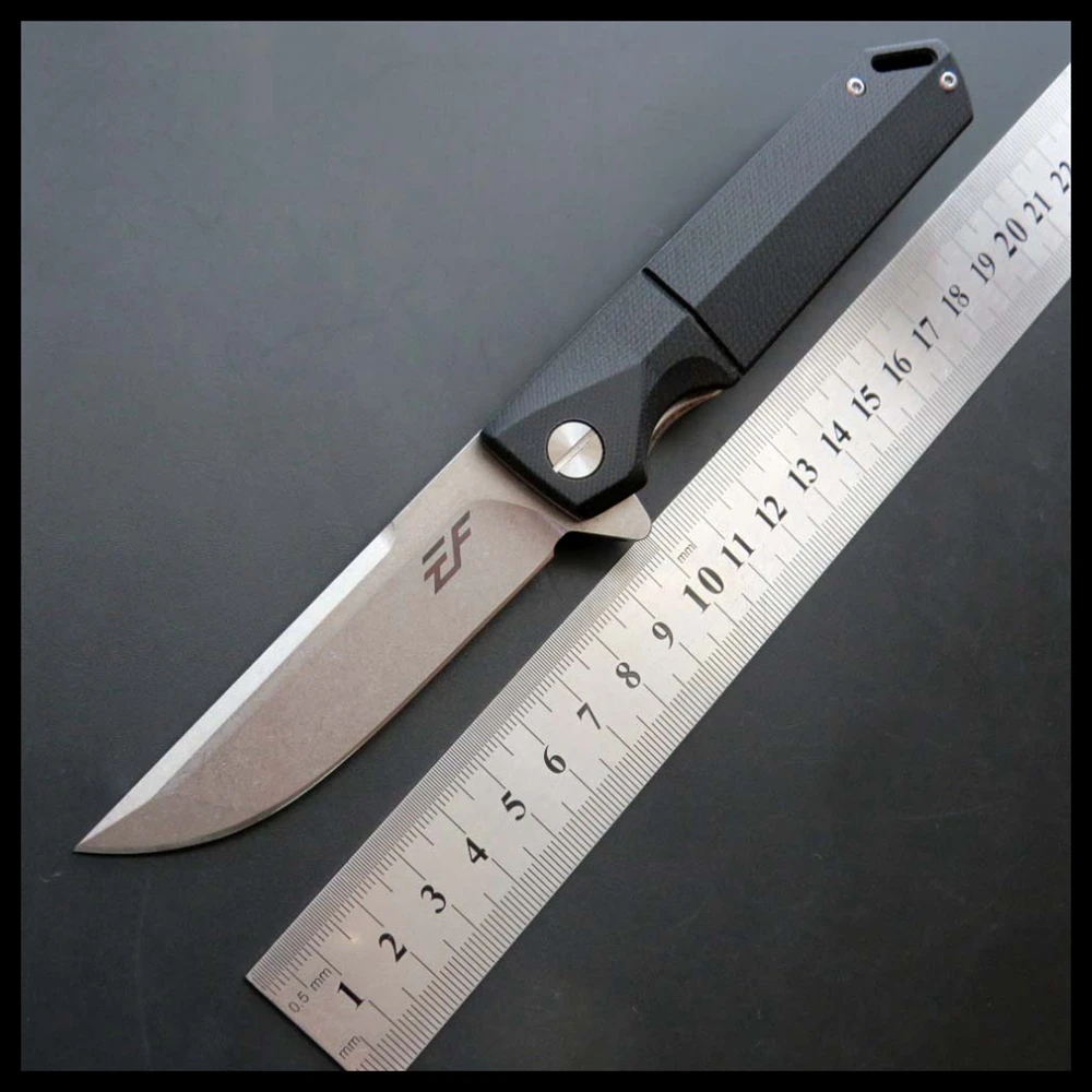 ZZSQ EF71 охотничий нож D2 Сталь лезвие + G10 Ручка складной карманный Кемпинг Фрукты