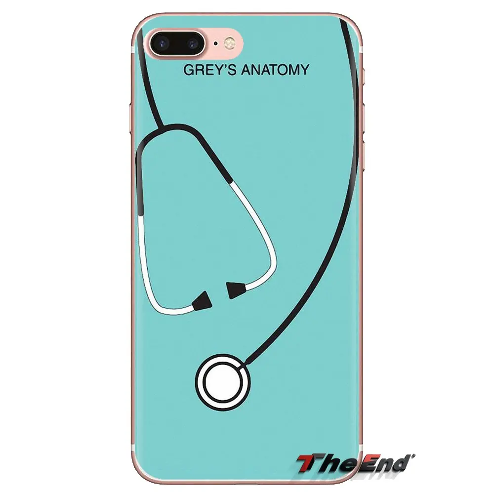 Soft Transparent Shell Cover For iPod Touch Apple iPhone 4 4S 5 5S SE 5C 6 6S 7 8 X XR XS Plus MAX Cartoon Greys Anatomy Collage |