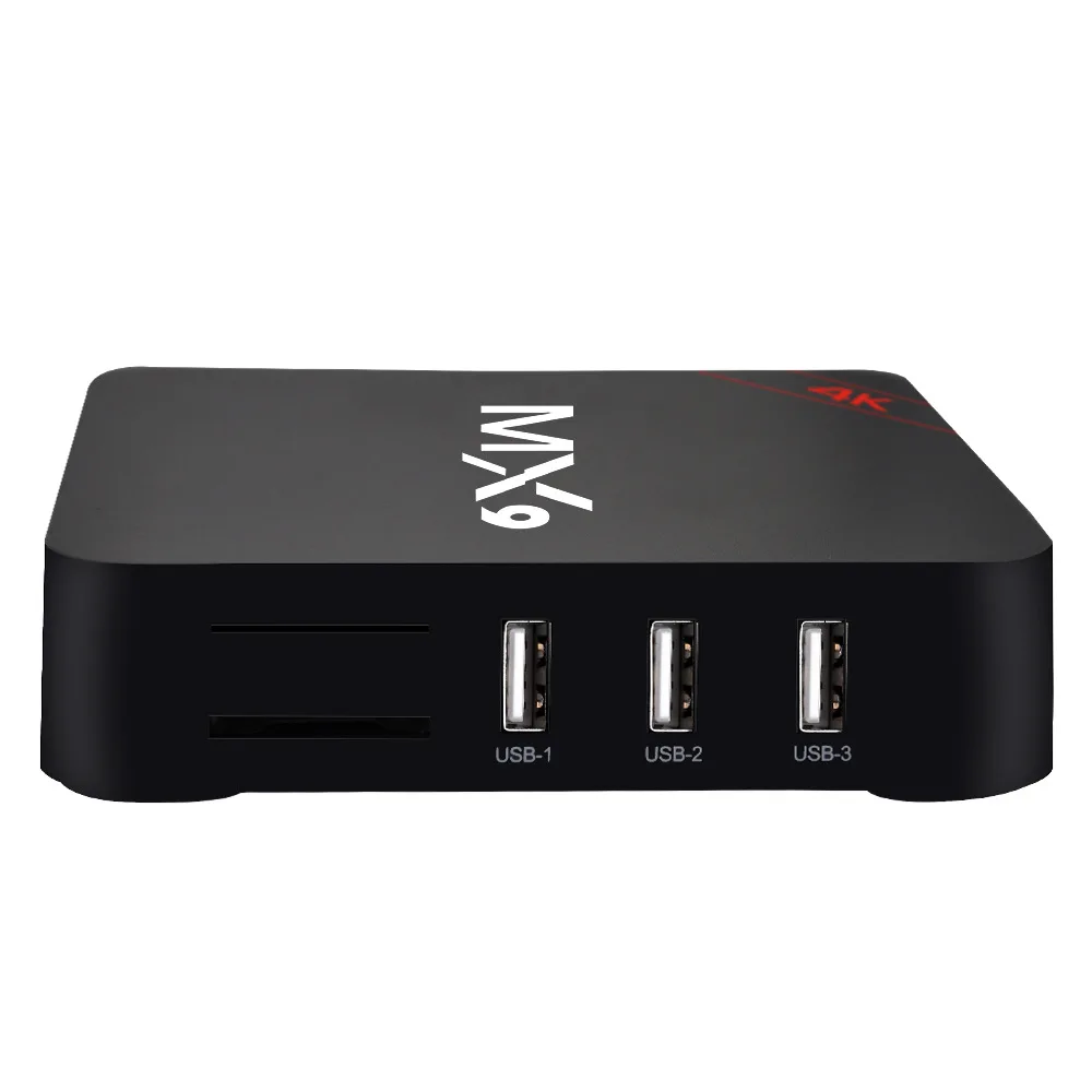 BINFUL MX9 ТВ коробка 4 K RK3229 Quad core компьютерной приставки к телевизору Android 2 ГГц Wi Fi 1 ГБ