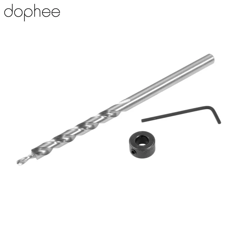 Dophee 9 мм твист ступенчатое сверло + глубина стопорный воротник для Kreg карманного