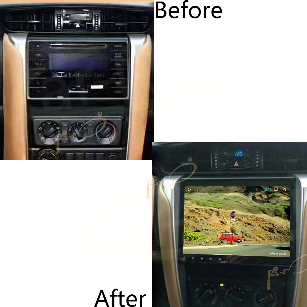 Android 7 1/8 0 автомобильный проигрыватель с радио и GPS Navi для Toyota Fortuner SW4 2015 + авторадио