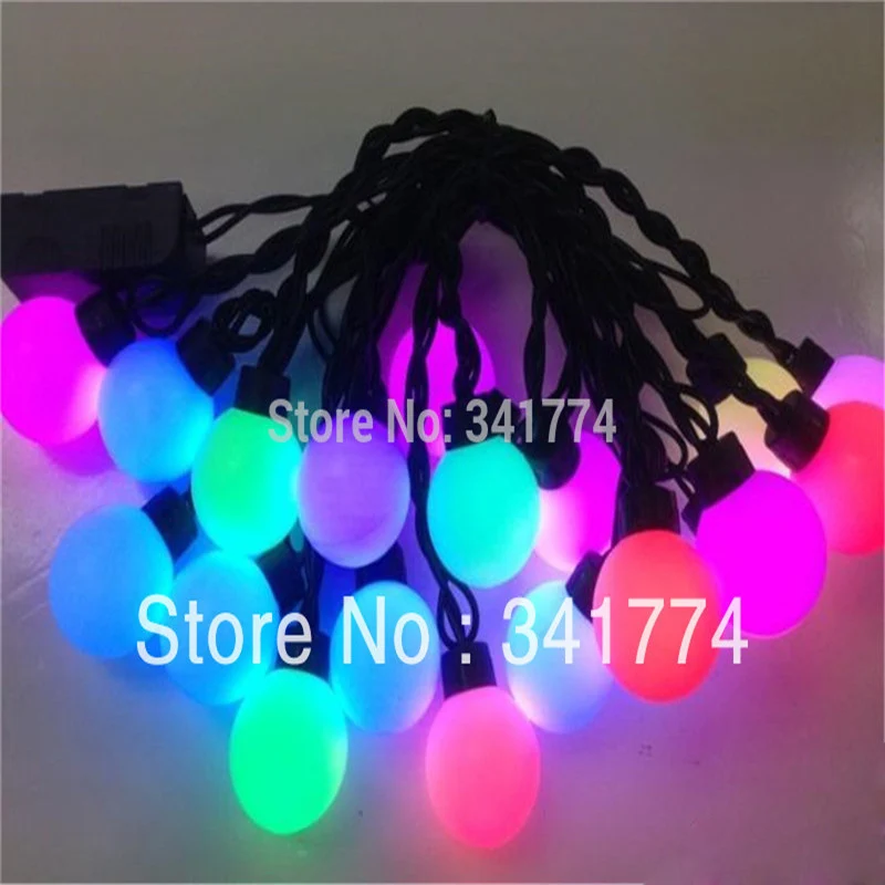 Waterproof Christmas LED String Lights Garland 16ft RGB 40leds Curtain Chandelier home garden outdoor Holiday Wedding luminaria | Освещение