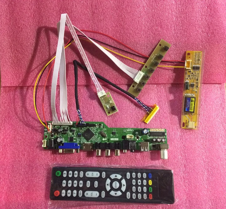 Высокое качество ТВ HDMI VGA CVBS плата ЖК-контроллера с USB для LTN141P4-L01 LVDS 1400*1050 ЖК-панель