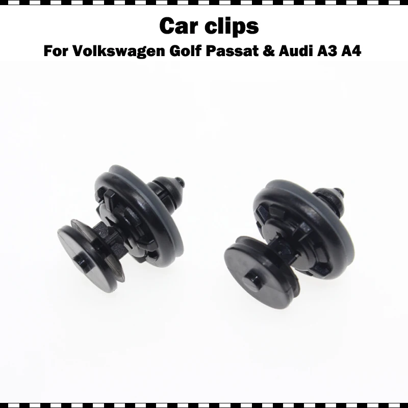 High quality plastic Car Interior Door Trim Panel Push Fastener Clips For VW Passat Golf GTI Polo Audi A3 A4 10/20/50/100 pcs