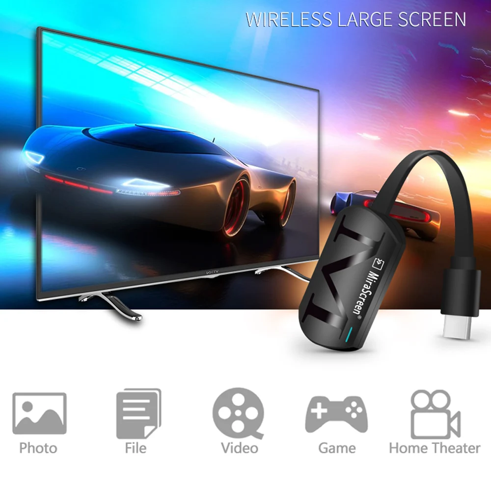 MiraScreen G4 беспроводной WiFi дисплей приемник 1080P HD Miracast Airplay отзеркаливание DLNA для
