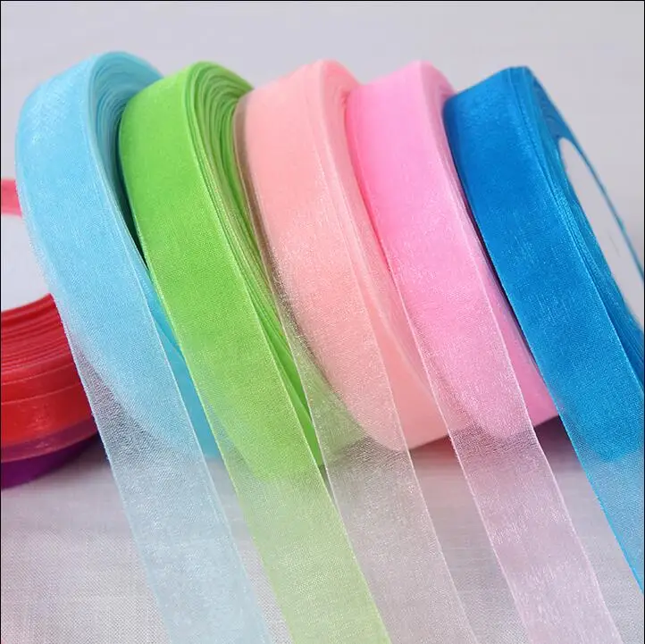 Лента из органзы 50 ярдов ширина 2 см|organza ribbon wedding|ribbon weddingribbon tape |