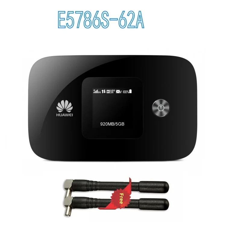 Разблокированный Huawei E5786s 62a 4G LTE Advanced 300 Мбит/с Карманный WiFi роутер + 2 шт