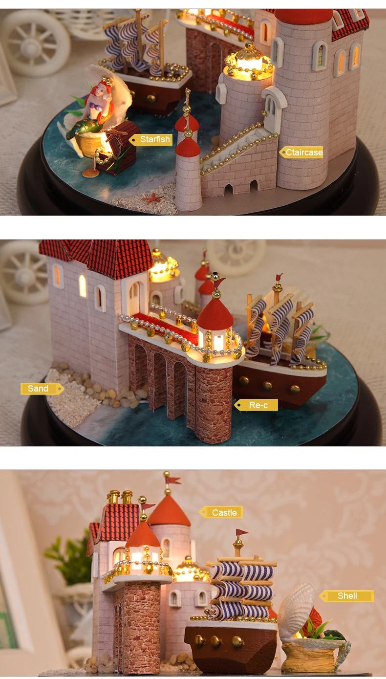 CUTEBEE кукольный дом Миниатюрный DIY кукольный домик с деревянная мебель для дома для детей подарок на день рождения настроение для любви игрушки B015