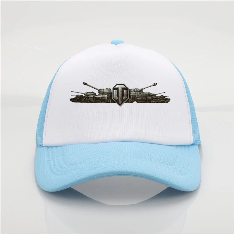 Игры World Of Tanks сетчатая Кепка с принтом бейсболка для мужчин и wo мужская летняя