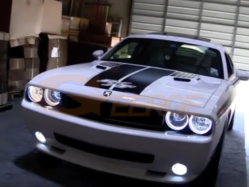 Для Dodge Challenger 2008 2009 2010 2011 2012 2013 Отлично 6 шт. smd супер яркий светодиодный Ангельские глазки комплект DRL