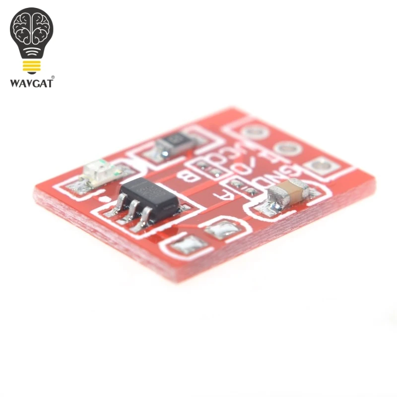 Модуль Сенсорного ключа TTP223 50 шт. сенсорная кнопка самоблокирующийся/без