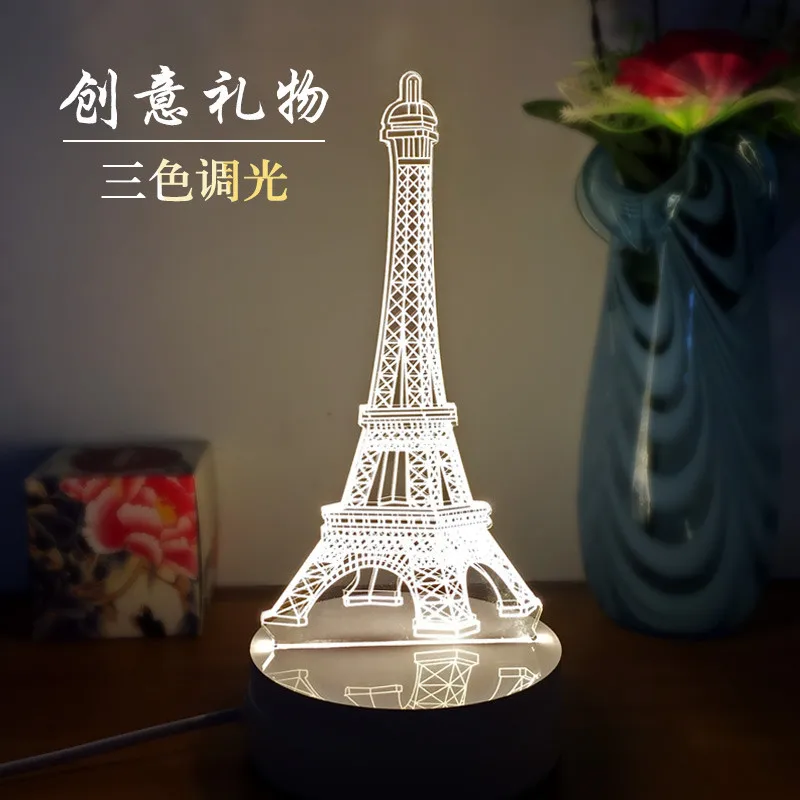 3D ночник креативная Новинка подарок для отправки друзьям день рождения кот