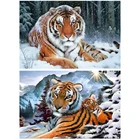 Алмазная картина, алмазная вышивка 5d, сделай сам, полностью квадратные животные, тигр, Алмазная мозаика, Будда, стразы