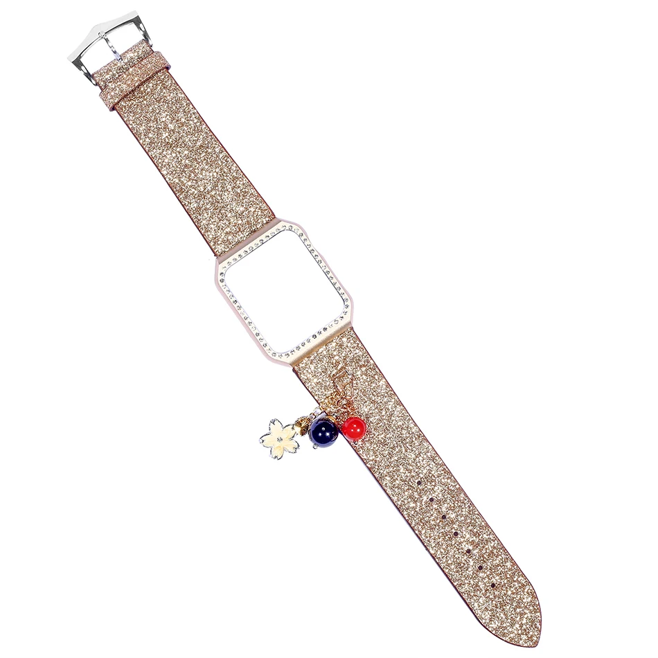 Ремешок кожаный для Apple Watch Band 44 мм 40 42 38 iWatch series 5 4 3 2 1|Ремешки часов| |