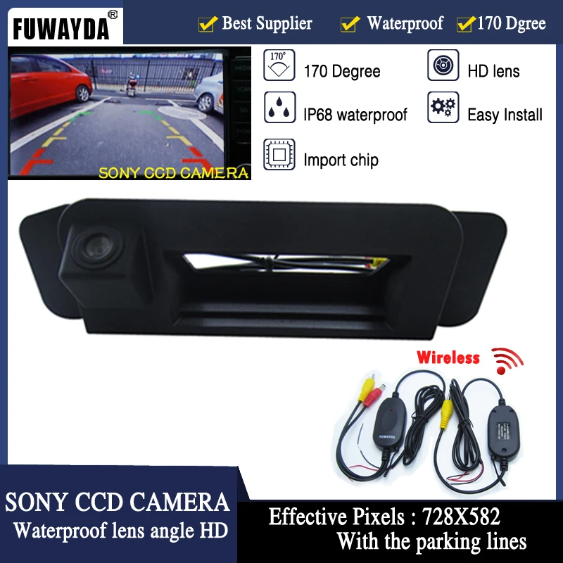 Камера заднего вида FUWAYDA беспроводная камера для Mercedes Benz CLA Class C117 2015 sony HD CCD RCA NTST