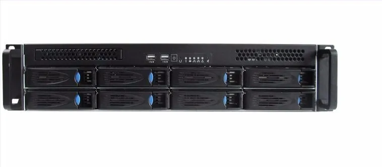 Шасси 2U660 Горячая замена для хранения серверный компьютерный корпус мониторинга Поддержка 19-дюймовую стойку