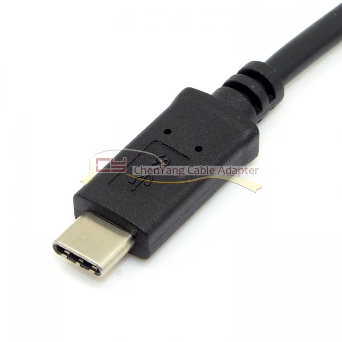 Двусторонний кабель для передачи данных с Type C на USB 2 0 90 градусов левый и правый
