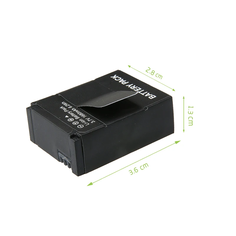 3.7V 1680mAh Hero 3 bateria Battery + LED USB Dual Charger For Gopro Go pro Session 4K Action Sport Camera Accessories | Электроника