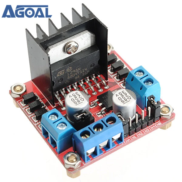 

5Pcs/lot L298N Dual H-Bridge Stepper Motor Driver Board For DIY Free Shipping