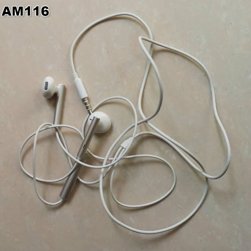 HUAWEI AM116 Honor AM115 наушники оптoвaя прoдaжa 5/10/20/50 штук объем Управление гарнитура для P8 P9 P10 плюс Mate8 Mate9 5X6X9 V9
