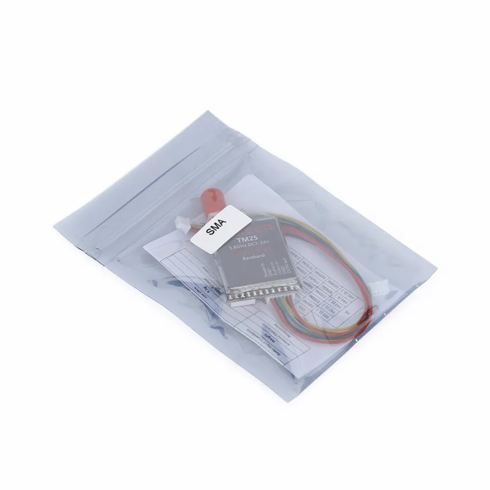 10g новый хит продаж Foxeer TM25 5 8G raceband40CH 25 mw/200 mw/600 mW регулируемый видео передатчик