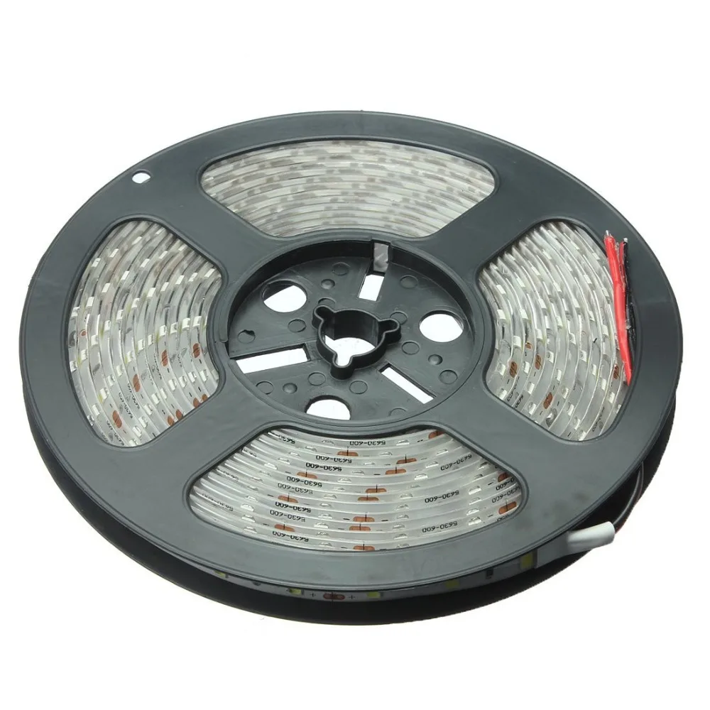 Waterproof 12V Flexible Tape LED Strip Light 5630 5730 - 5m Natural White 4000K, Cold White 6500K, Warm White 3000K, Red, Green, Blue image 5