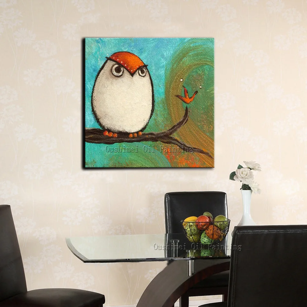 Ручная роспись высокое качество Современная серия животных масляная живопись на