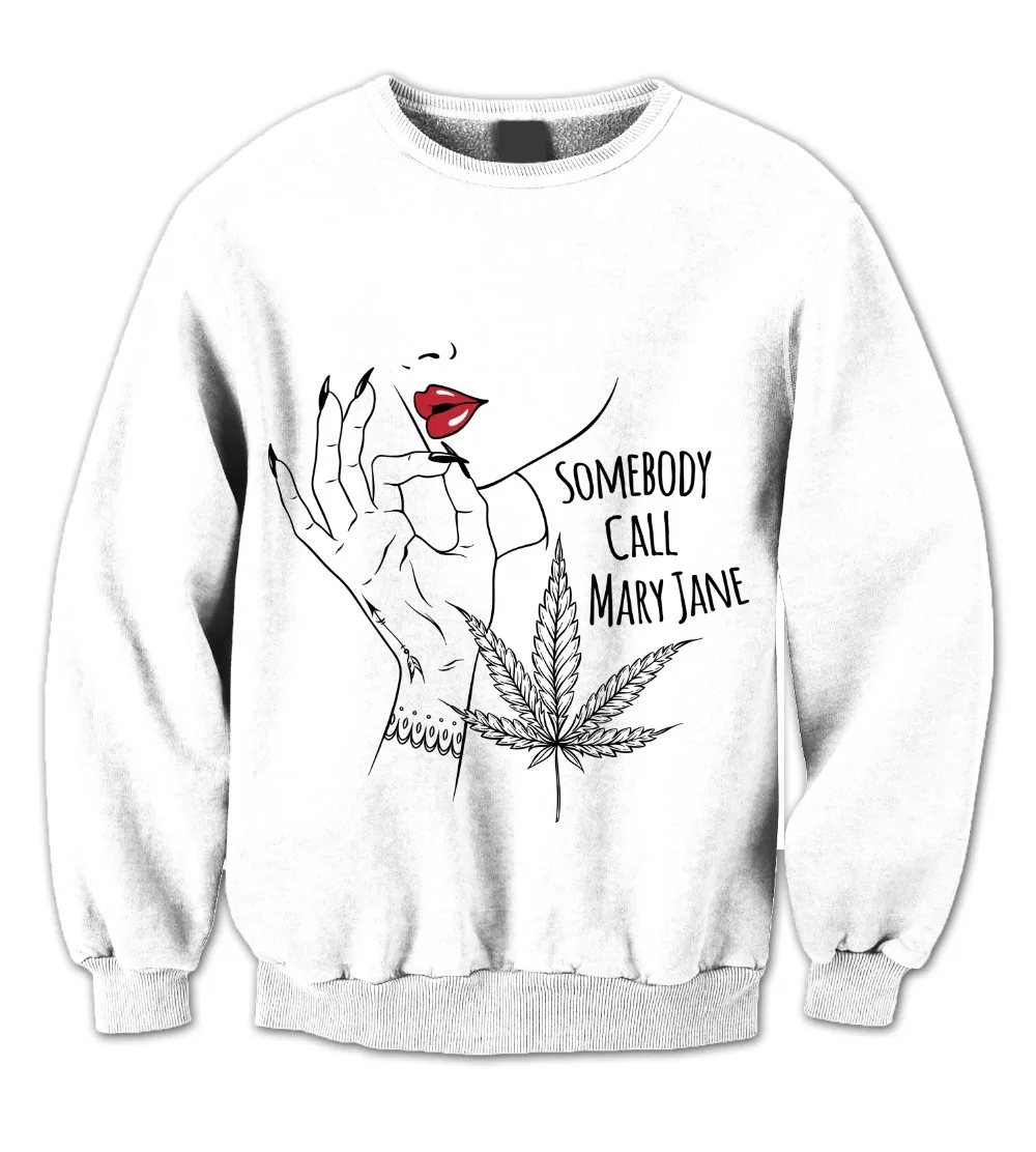 

Толстовка с круглым вырезом и сублимационным 3D принтом Мэри Джейн, большие размеры 3XL 4XL 5XL 6XL