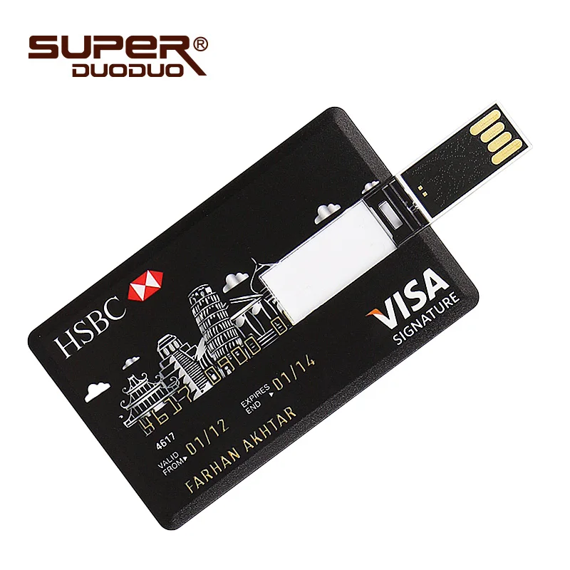 Новое поступление, Usb флешка, банковская карта, 4 ГБ, 8 ГБ, 16 ГБ, флешка, USB флеш-накопитель 2,0, флешка, забавный подарок