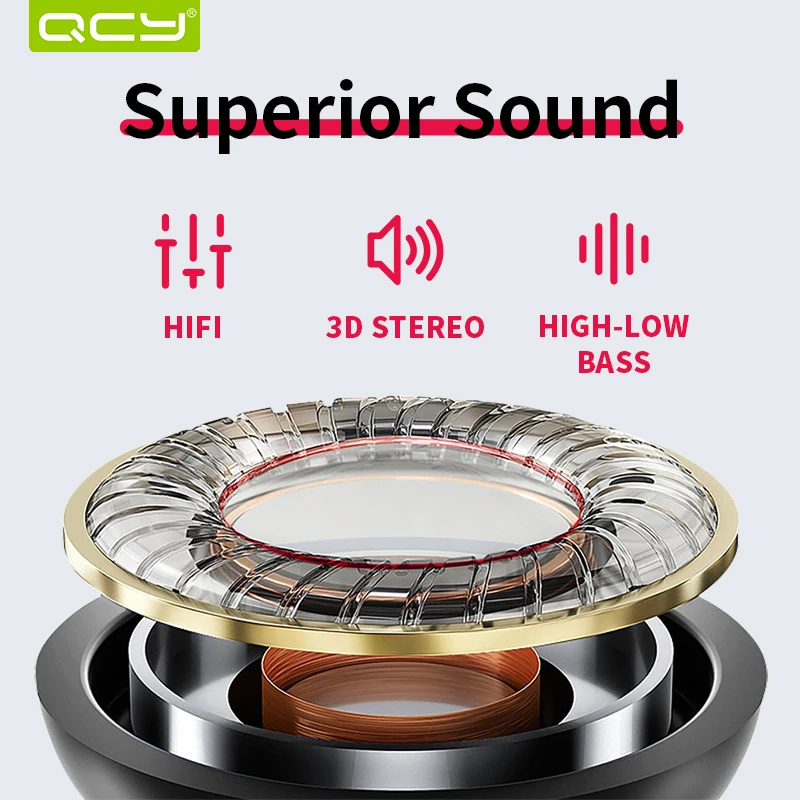 QCY наборы QY19 спорт беспроводные наушники bluetooth 4.1 aptx стерео гарнитура и