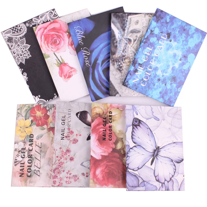 3 шт./лот профессиональный мини Тонкий Гель лак для ногтей дисплей карта книга