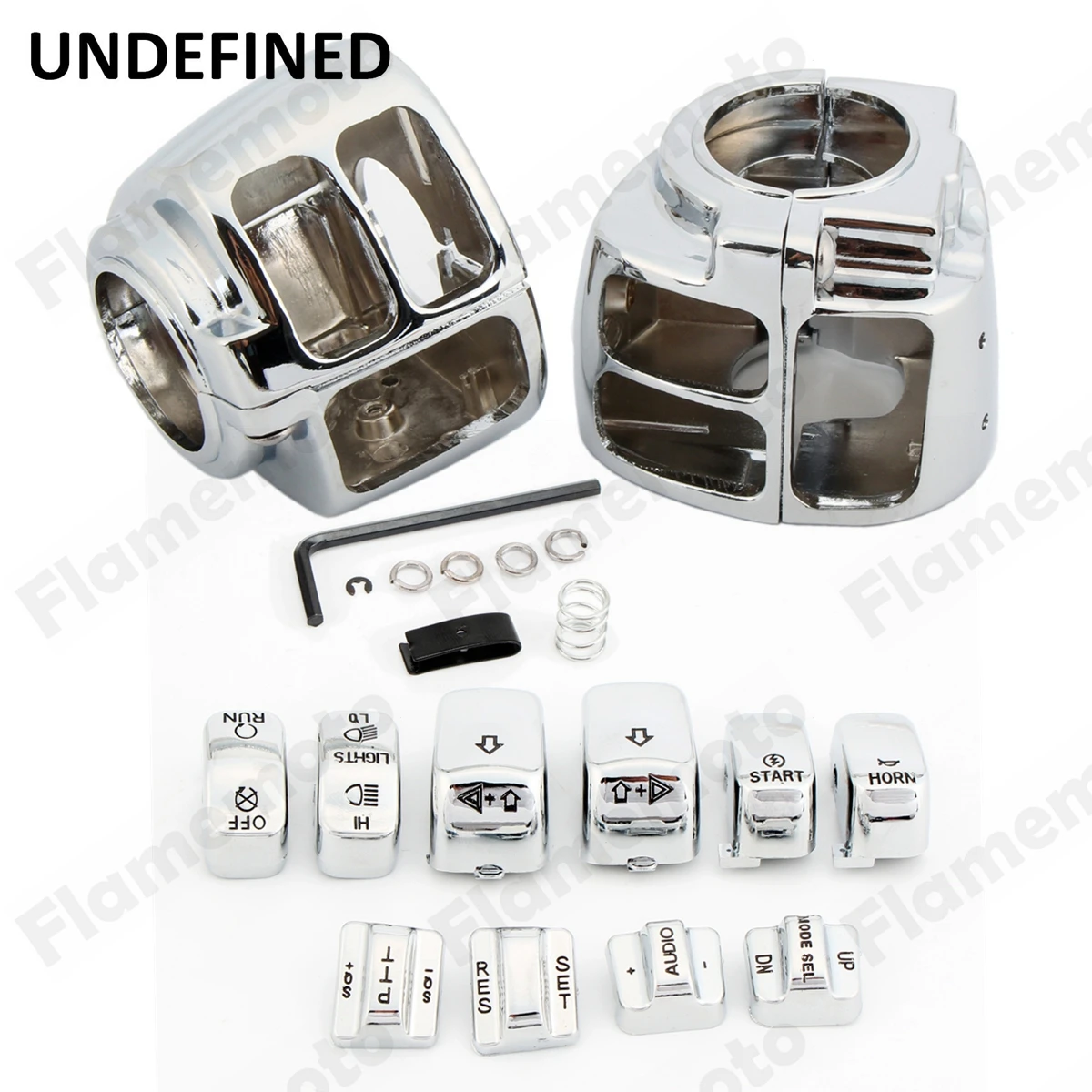 Запчасти для мотоцикла комплект алюминиевых хромированных чехлов переключателя