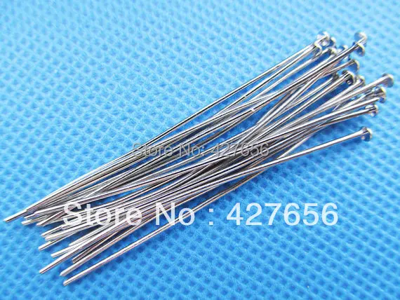 Плоские головные уборы серебристого/белого цветов 50 мм 2 дюйма 200 шт. фурнитура