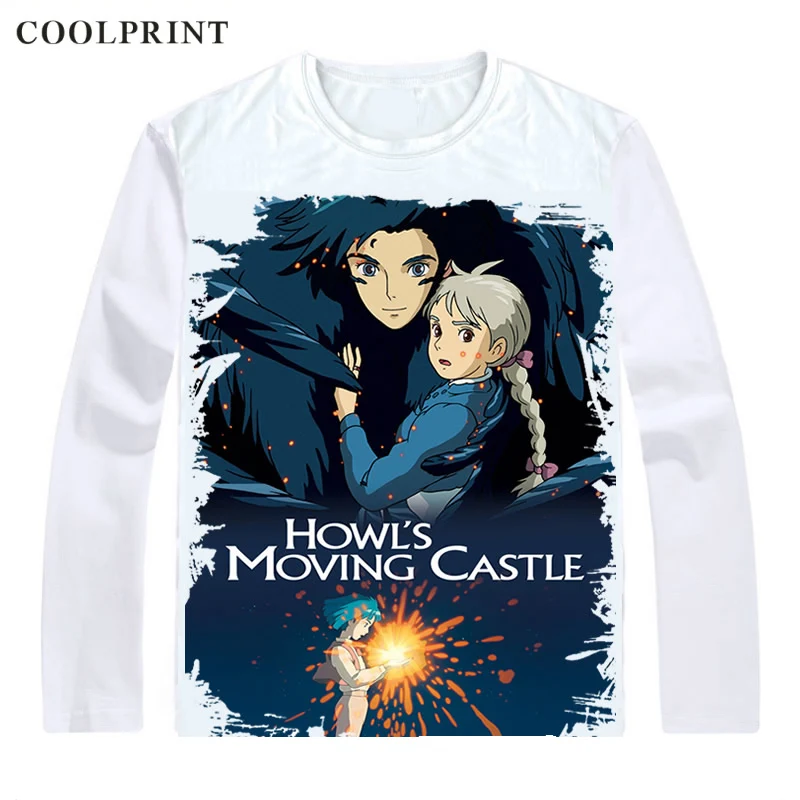 Style 7 Футболки с замком Howl's Moving, футболки с длинными рукавами в разных стилях, Хаяо Миядзаки Hauru no ugoku shiro Howl Sophie, рубашка для косплея - Цвет: Style 7