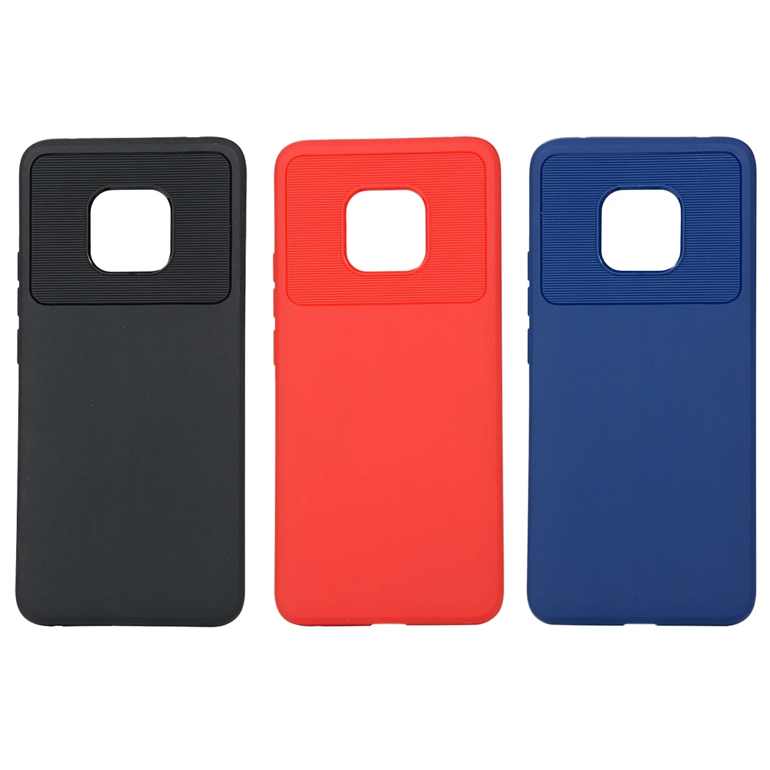 Solid Silicone Cases For Huawei Mate 20 Pro Honor 10 Lite 7C 7s 8X 7A Flexible Soft Business Covers |