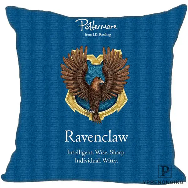 Square Pillowcases Декоративная Наволочка на заказ с флагом Ravenclaw, квадратная Наволочка на молнии, лучший подарок(с одной стороны) 180516-24 - Цвет: Square Pillowcases