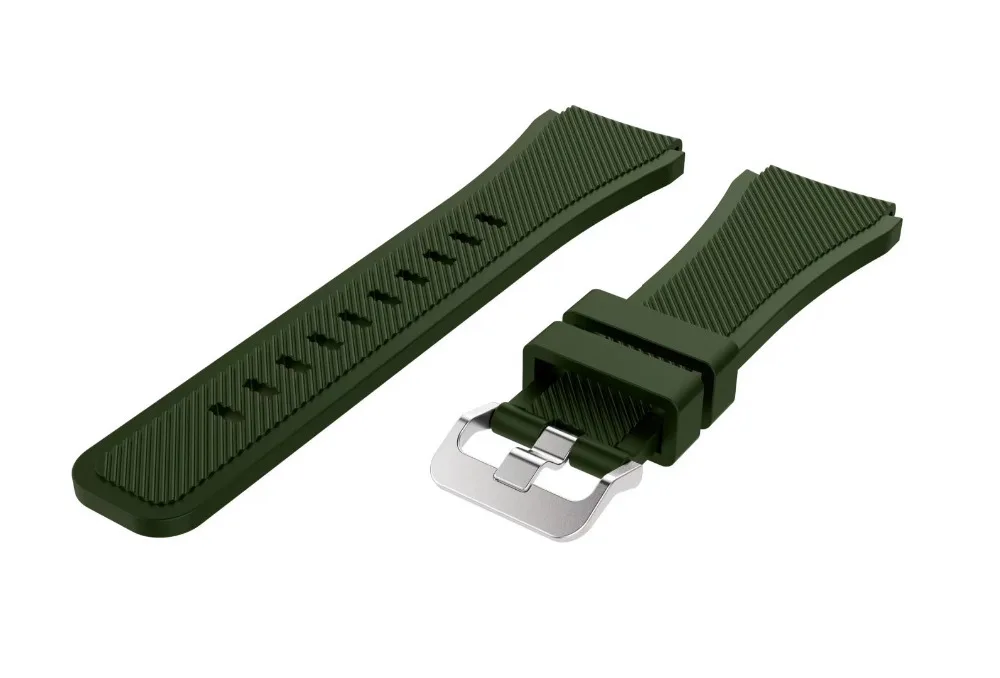Sport Silicone Bracelet Watch Strap Band For Samsung Gear S3 R760 R770 with Closure Modern Design Replacement 22mm | Наручные часы