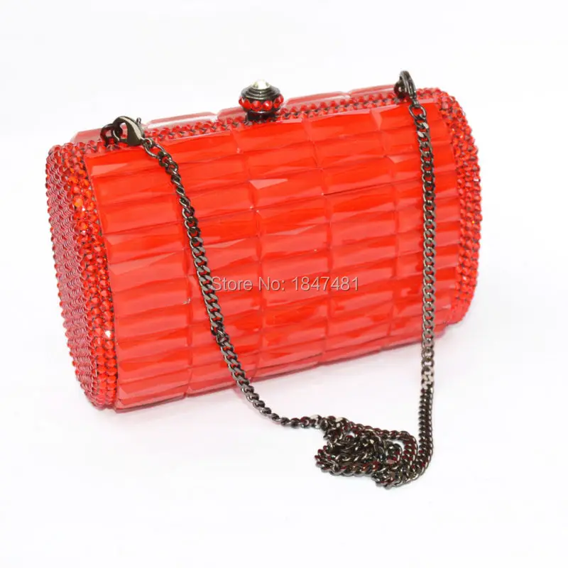 Мини-клатчи laiSC в форме коробки роскошные вечерние сумочки с кристаллами