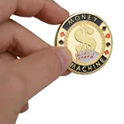 Горячая Качество покер карты гвардии протектор металлический жетон монета Пластик крышка Техас наборы для покера фишек Казино покера деньги машина 1 шт