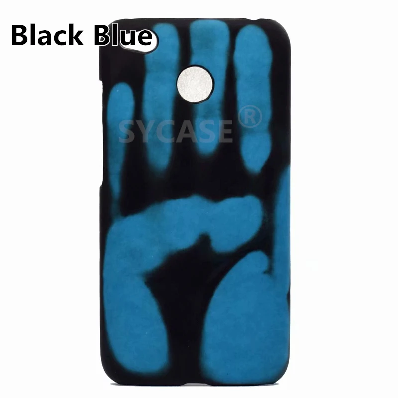 Black blue Чехол SY для samsung A6, A6 Plus, A7, A750, A8, A9,, a8, a9, a7, матовый чехол из поликарбоната с термосенсором - Цвет: Black blue