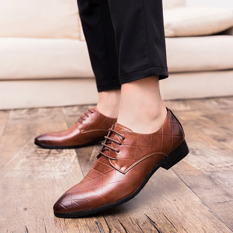 TOSJC/мужские строгие туфли в стиле ретро Мужские модельные на шнуровке британском