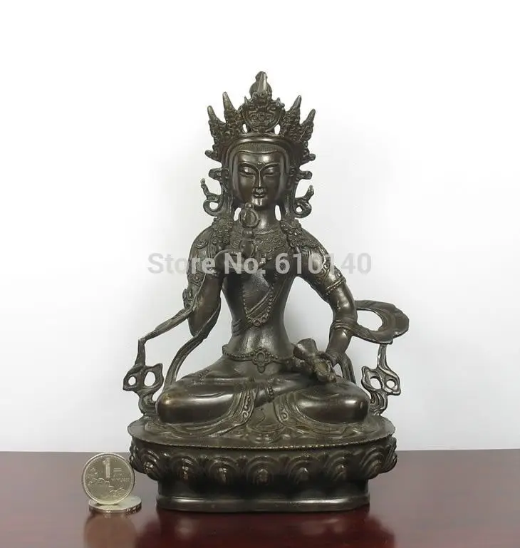 Тибетская Бронзовая статуя Ваджрасаттва дорье семпа | Дом и сад