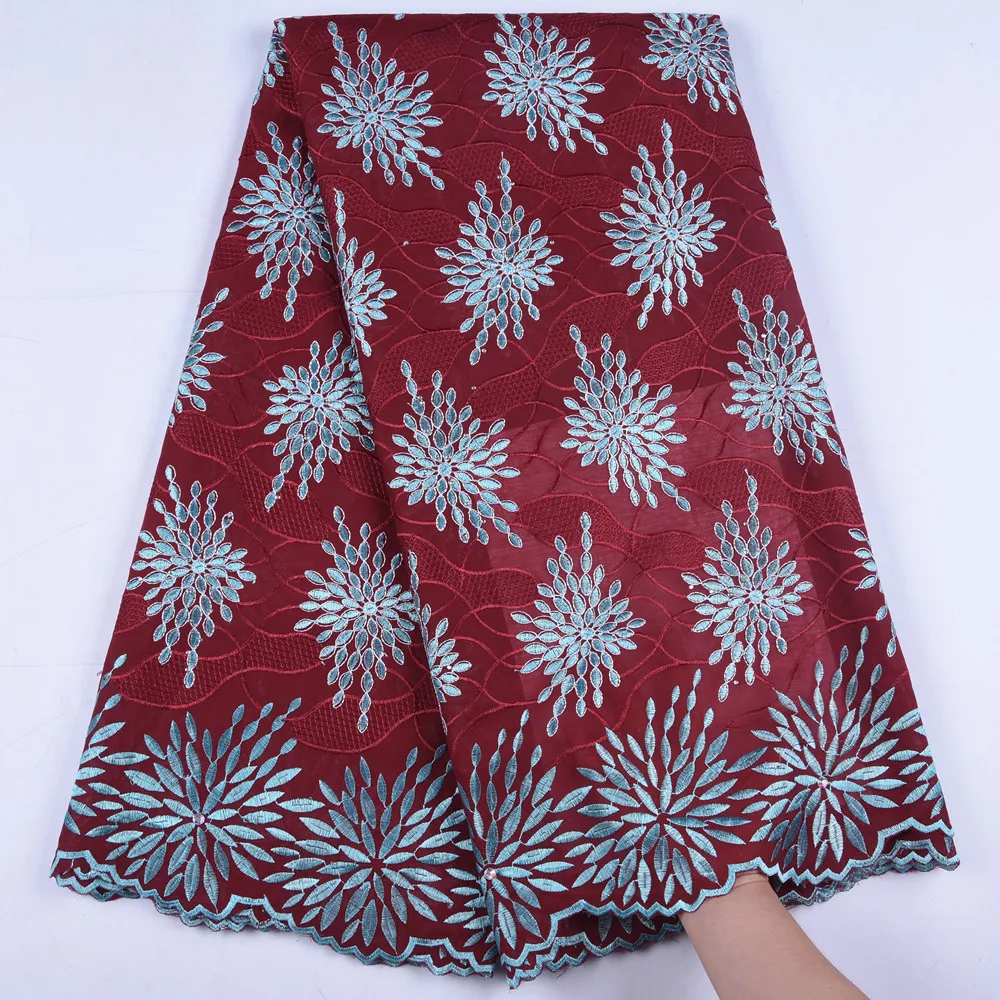 Африканская швейцарская вуаль кружева в швейцарском черном коричневом